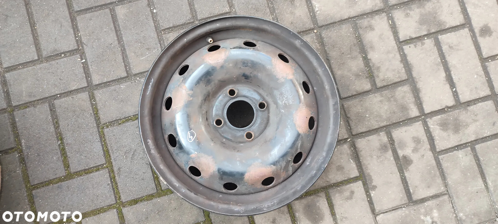 FELGI STALOWE 4x100 6Jx15 CALI ET50 RENAULT DACIA 4 SZTUKI KOMPLET - 5