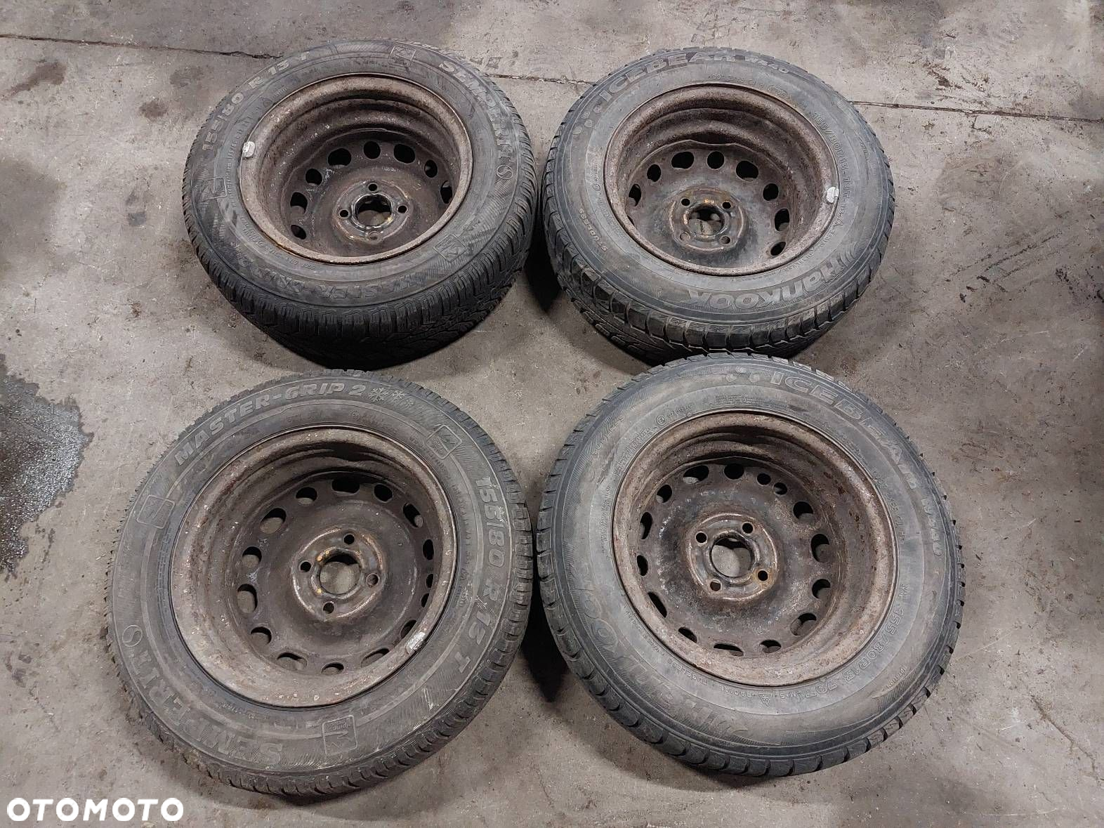 OPONY ZIMOWE 4 SZT 155/80R13 2009R HANKOOK ICEBEAR W440 2017R SEMPERIT - 13