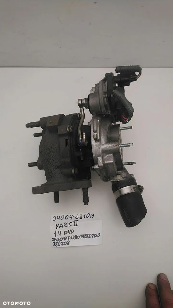 TURBINA 1.4 D4D 90KM YARIS II 04004-2810H 780708 1923002120 - 4