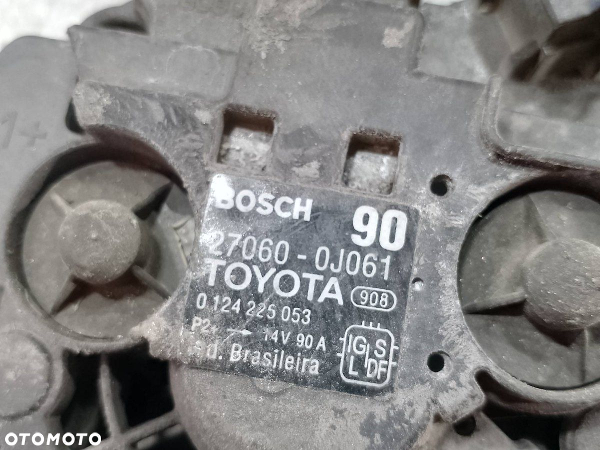 ALTERNATOR TOYOTA COROLLA VERSO II 27060-0J061   0124225053 1.8 16V - 4