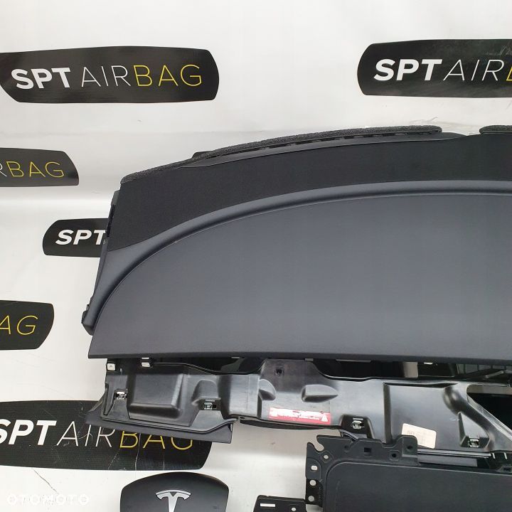 TESLA III DESKA ROZDZIELCZA KONSOLA KOKPIT PULPIT PODUSZKI AIRBAG AIR BAG PASY KIT SET - 2