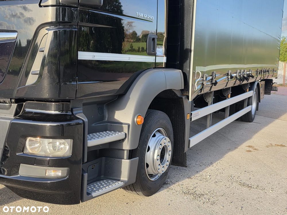 MAN TGM 12.290 / 15.290 / E6/ FIRANKA /BOCZNE DRZWI / BURTO-FIRANKA / 18PALET / WINDA / NISKI PRZEBIEG / 2018/ CAŁY NA PODUSZKACH / SERWISOWANY - 14