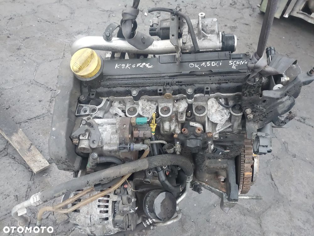 Silnik 1.5 DCI K9K 725 K9KG Renault Scenic 2 II Grand Megane