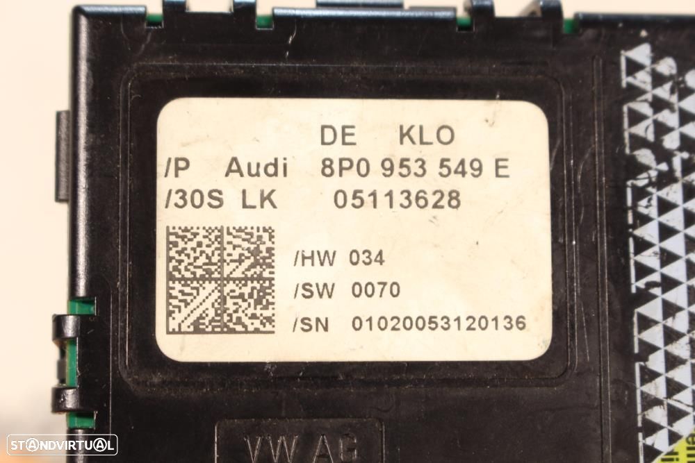 Módulo Eletrónico Audi A3 (8P1)  8P0953549e / 05113628 - 7