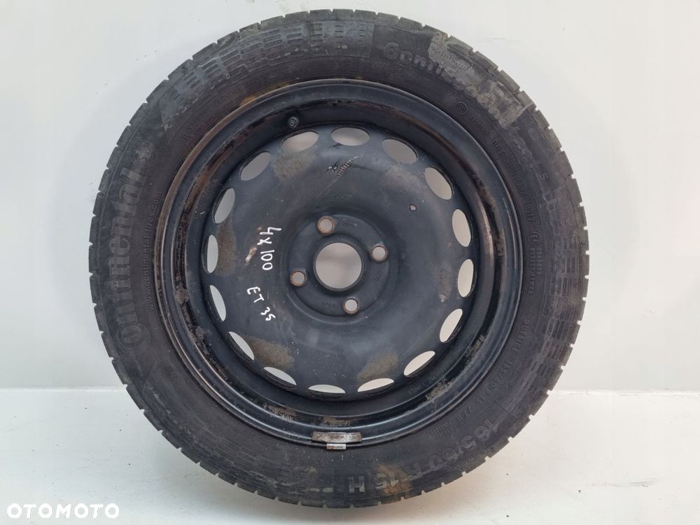 KOŁO ZAPASOWE Toyota Aygo II zapas felga 165/60 R15 4x100 2151610 opona - 2