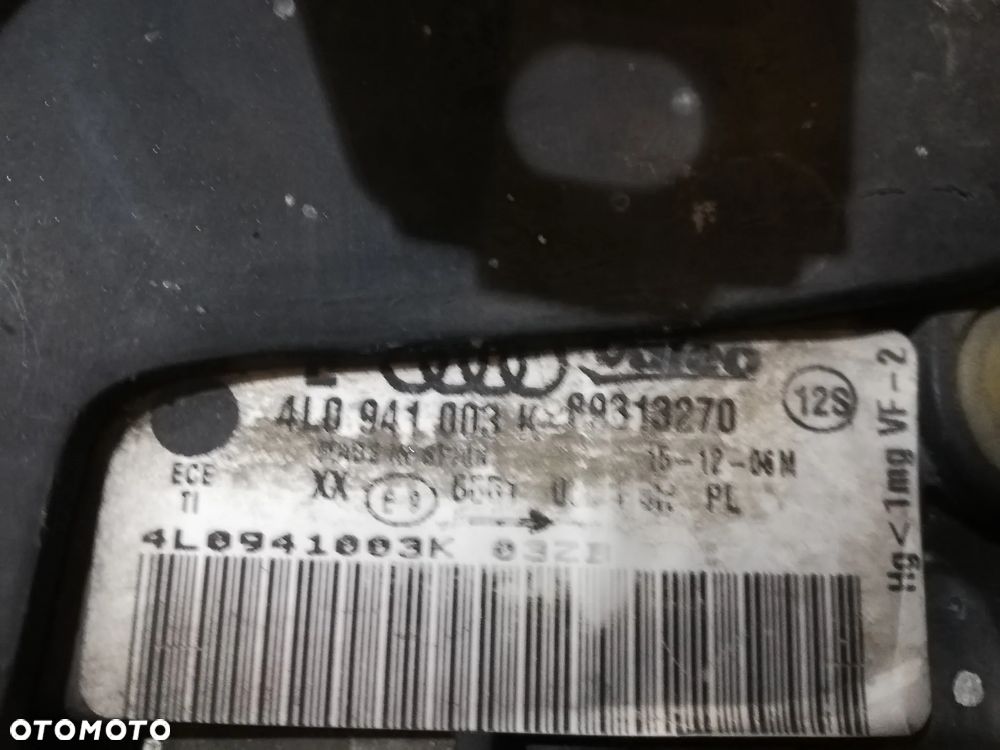 KOMPLET 2X REFLEKTOR LAMPA LEWA PRAWA PRZÓD PRZEDNIA AUDI Q7 4L 4L0941003K 4L0941004K - 5