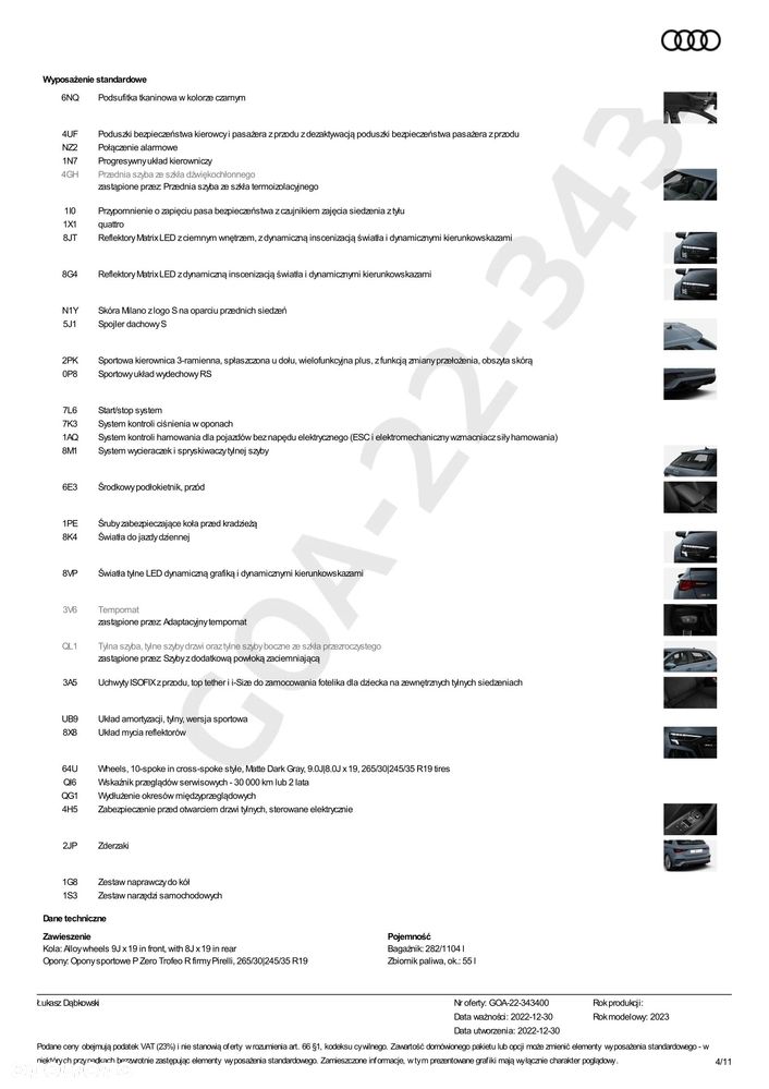 Audi RS3 Sportback TFSI Quattro Performance Edition S tronic - 18