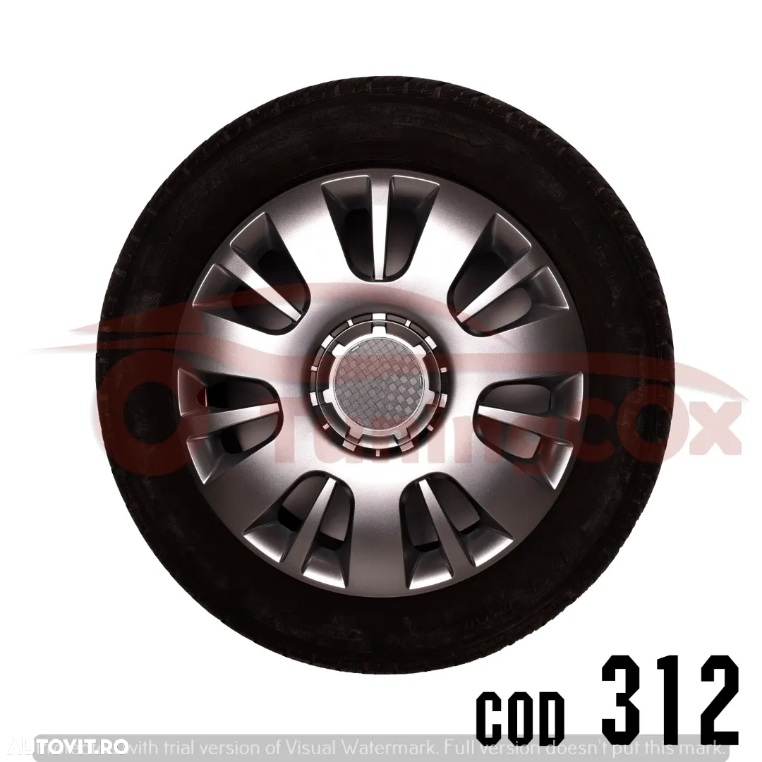Capace roti OPEL,VOLKSWAGEN,FIAT,AUDI,CHEVROLET,CITROEN,FORD,BMW,HYUNDAI,KIA,SUBARU,MERCEDES-BENZ,MAZDA,MITHUBISHI,SEAT,TOYOTA,PEUGEOT,VOLVO,RENAULT,NISSAN,SKODA,DACIA,ALFA ROMEO,SUZUKI,DAEWOO la set de 4 buc ,Capace janata aliaj - 7