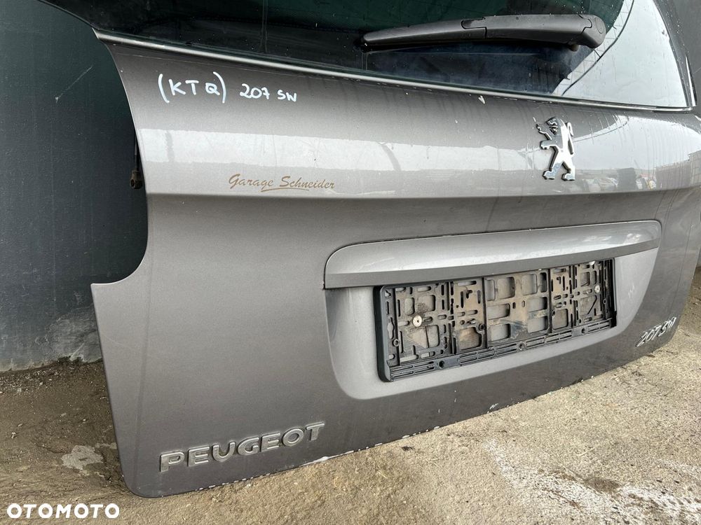 Klapa bagażnika Peugeot 207 SW kombi (KTQ) - 4