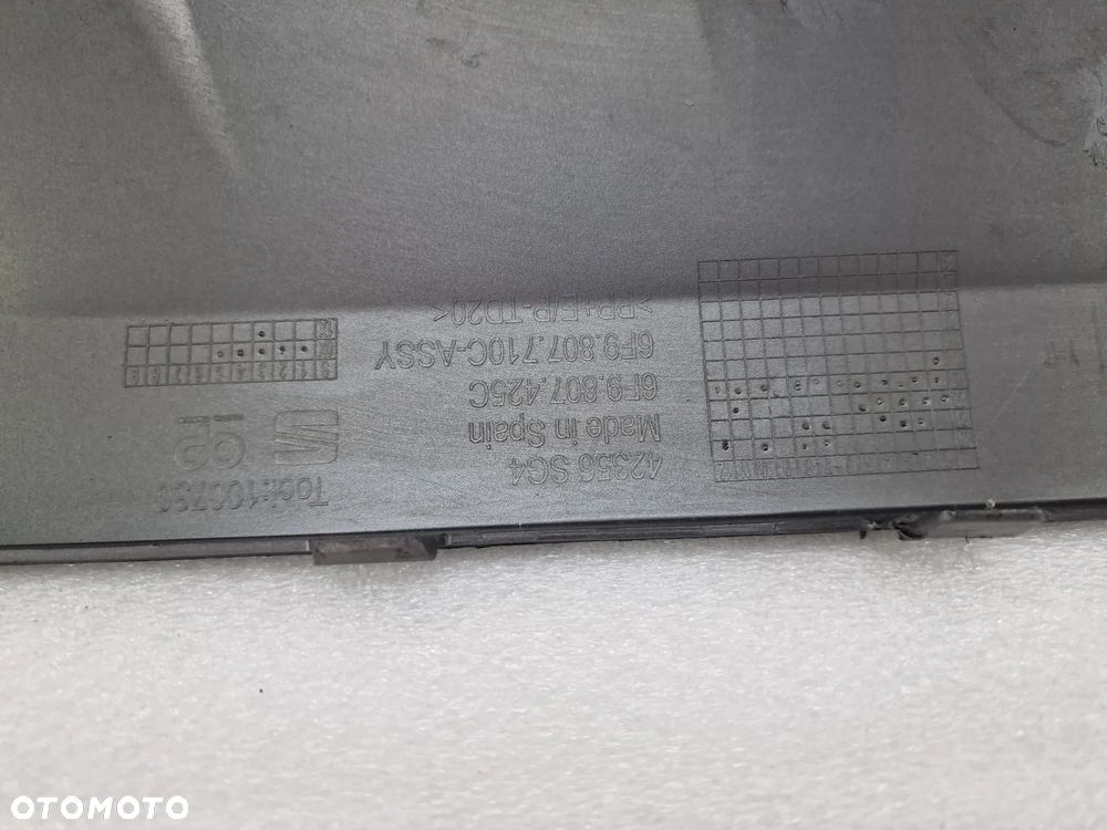 SEAT ARONA LIFT 20- 6F0 / 69 DYFUZOR / SPOJLER ZDERZAKA TYLNEGO TYLNIEGO TYŁ , NR 6F9807425C / 6F9807710C , NR AUKCJI DT839 - 11