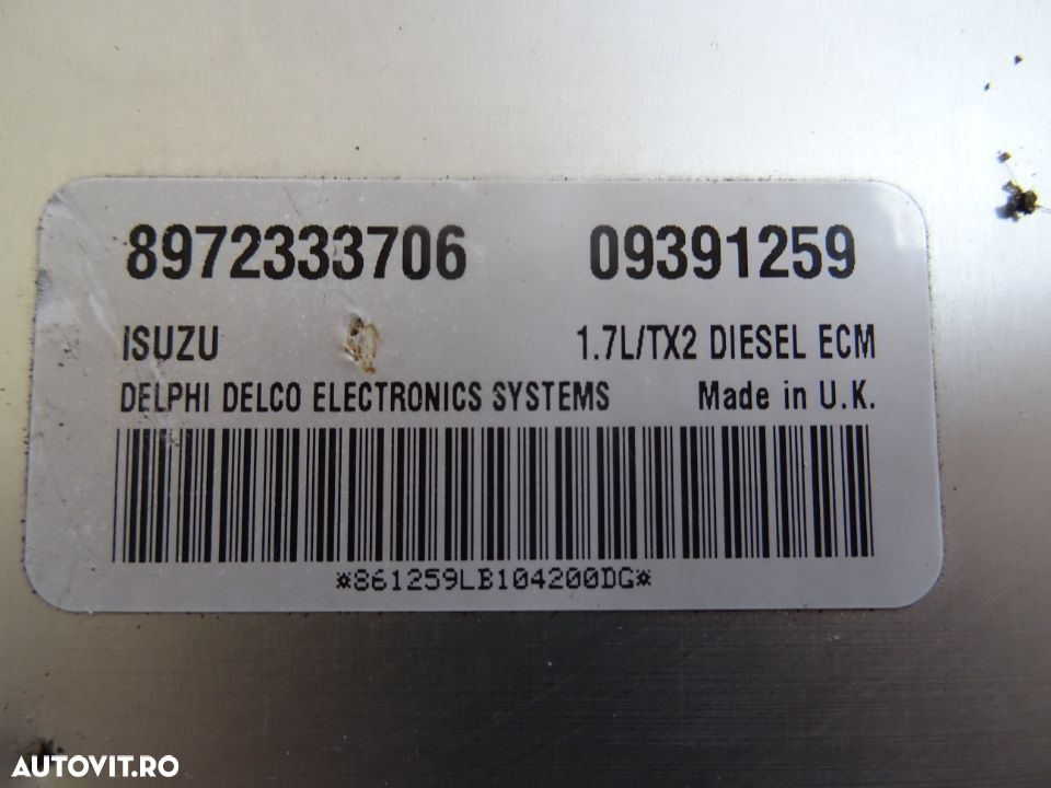 Calculator motor Opel Astra G 1.7 DTI Y17DT - 2
