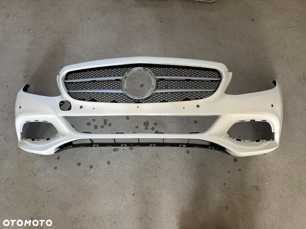 Zderzak przód Mercedes C klasa W205 + atrapa grill - 1
