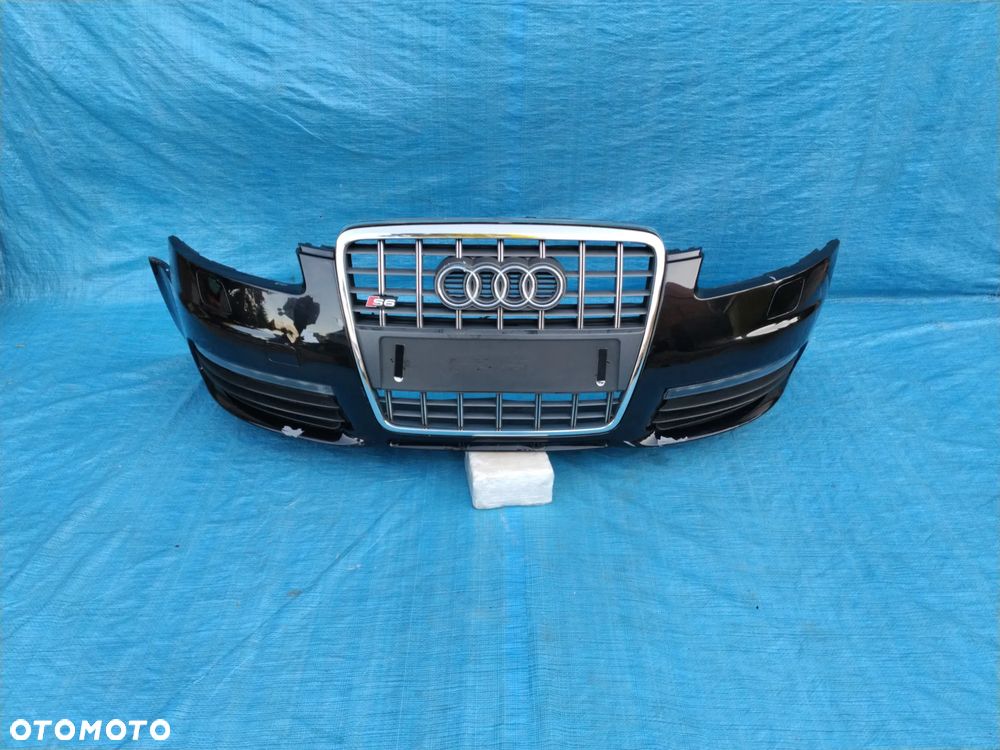 61F Zderzak przód przedni kompletny audi A6 S6  C6 SPRYSKI  wysyłka - 5