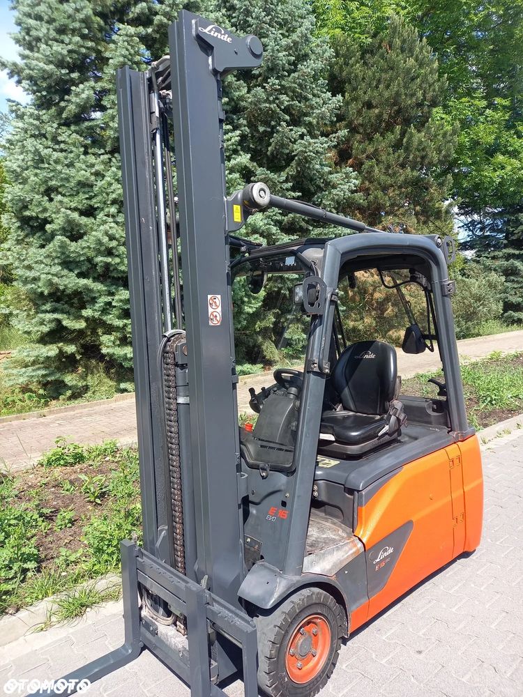 Linde E16, Triplex 6,35 m, 2015 r., 3440 mth, stan idealny! - 6