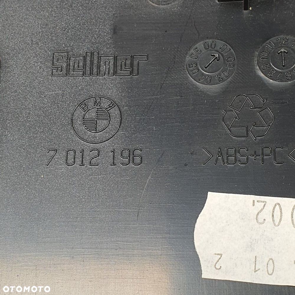 PLASTIK OSŁONA PRZYCISKU SOS BMW 7 E65 7012196 - 4