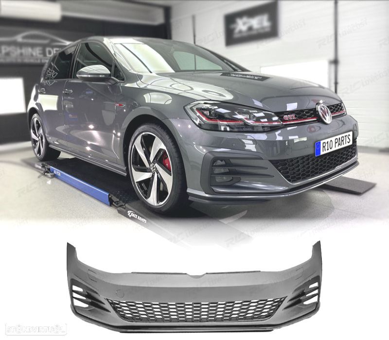 PARA-CHOQUES FRONTAL VOLKSWAGEN VW GOLF 7.5 17-19 LOOK GTI PDC - 1
