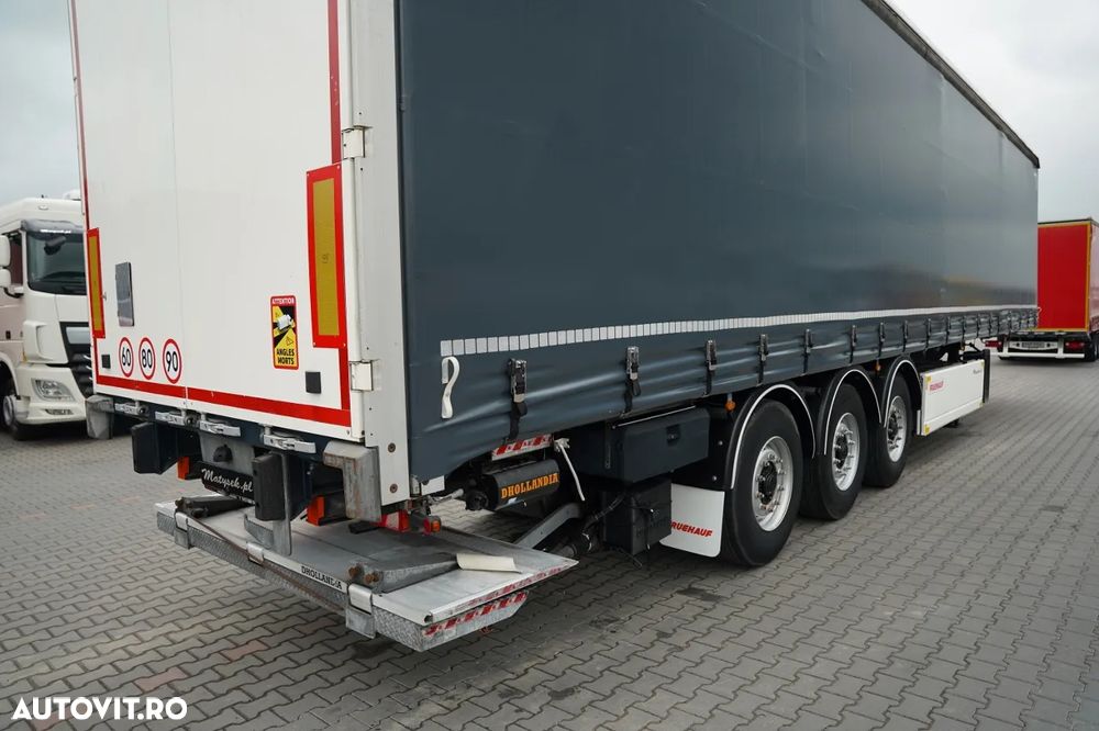 Fruehauf CORTINĂ / STANDARD / LIFT 2.000 kg / PODEA PUTERNICĂ CU BAIE / CONTENIER PENTRU PALEȚI - 13