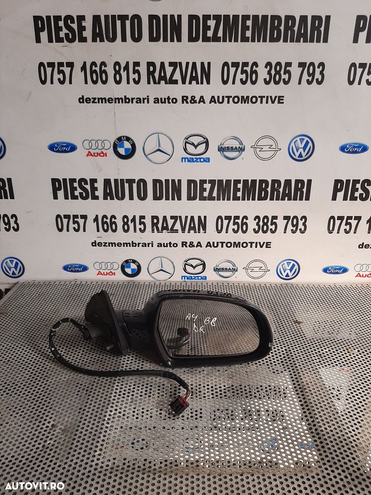 Oglinda Dreapta Audi A4 B8 Electrica Incalzita Volan Stanga Vandut De Firma Cu Garantie Livram Oriu - 3