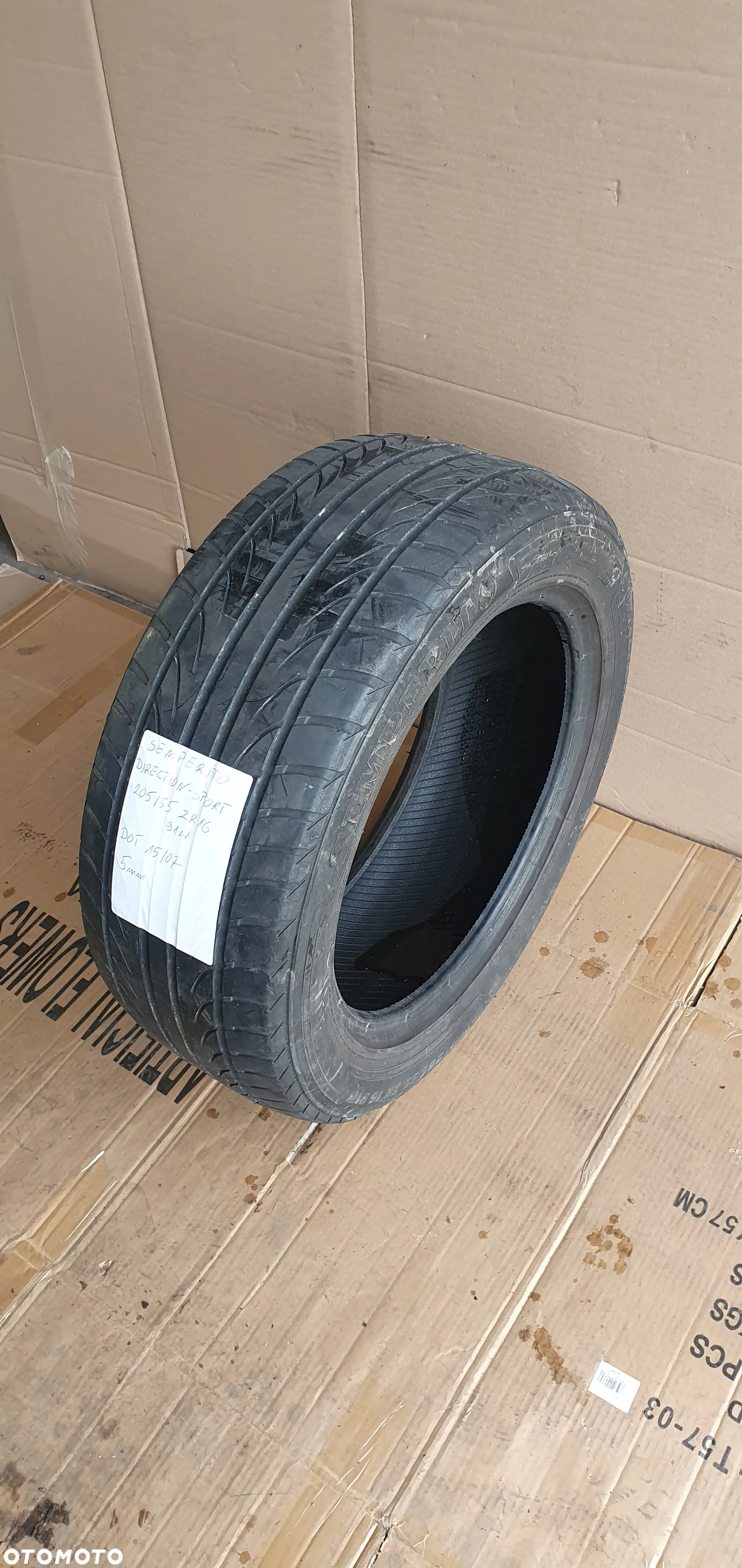 1X Opona Semperit Direction Sport 205/55 ZR16 5mm 1507 - 2