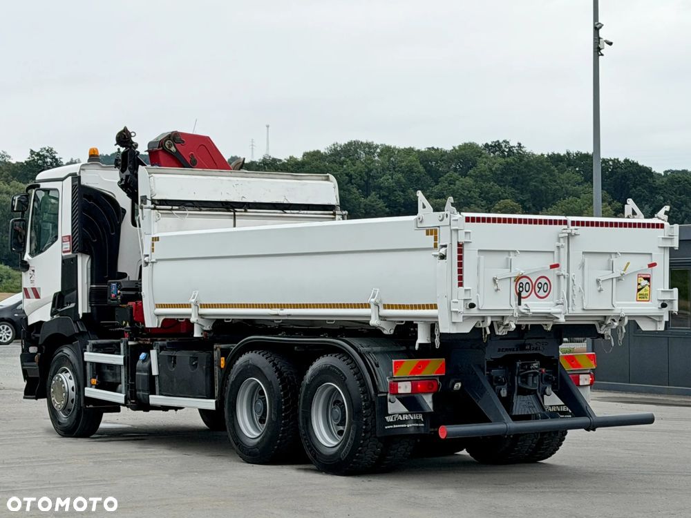 Renault C 380 * WYWROTKA 5,20 m + HMF 1820 - K2  + PILOT + BORDMATIC * 6x4 - 9