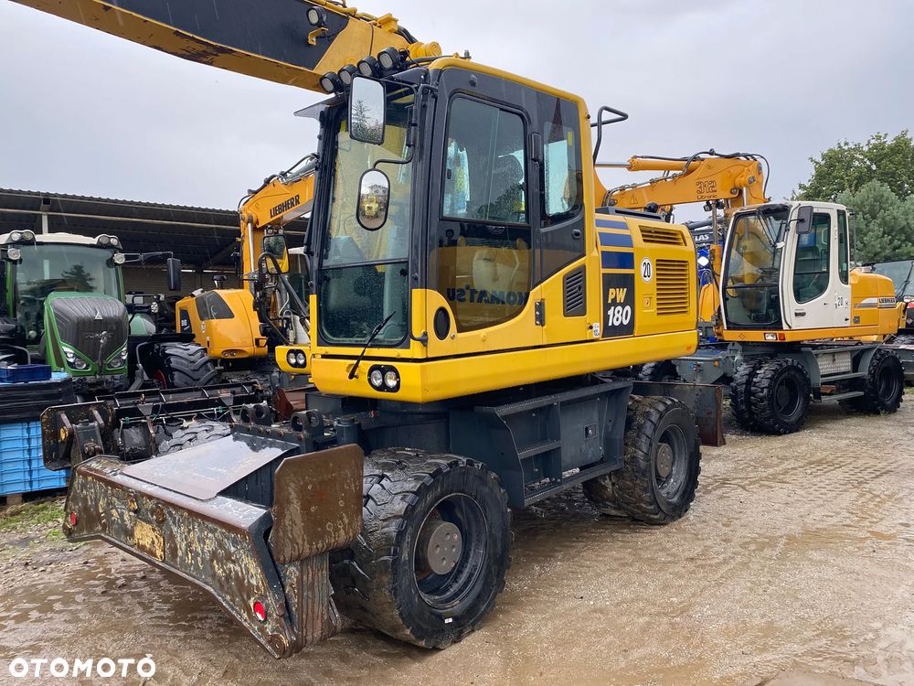 Komatsu PW180-10, 2018 ROK, 5400 MTH, PODPORY + PŁUG, Z NIEMIEC, PIĘKNY STAN - 11