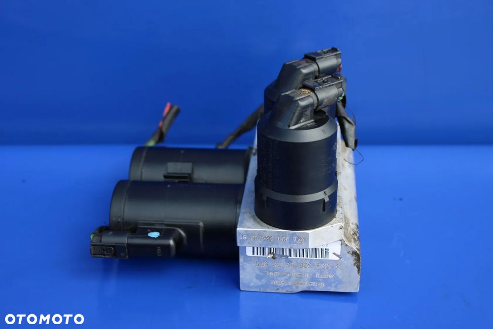 Blok zaworów ABC jak nowy świezo wymieniony oryginał przód tył OE Mercedes SL R230 W230 SL500 CL500 W215 W220 A2203200358 A2203280031 - 2