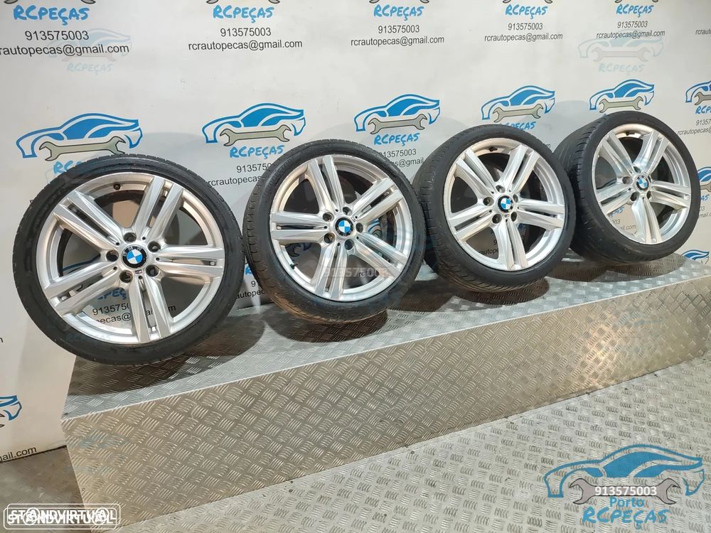 Conjunto Jantes 18" BMW Serie 1 Pack M - Style 386M - 7,5J | 8J | ET34 | ET37 | 5x120 - Originais | Jante | 36117845852 | 7845852 | 36117845853 | 7845853 | 245 35 18 | 225 40 18 | 5 x 120 | 18 Polegadas | Style 386 | F20 | F21 | F22 | F23 - 9