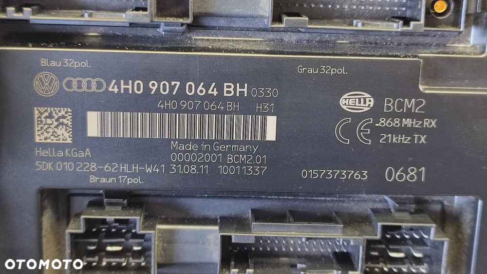 VW TOUAREG 7P 10-18R MODUL KOMFORTU 4H0907064BH 4H0907064 BH - 3