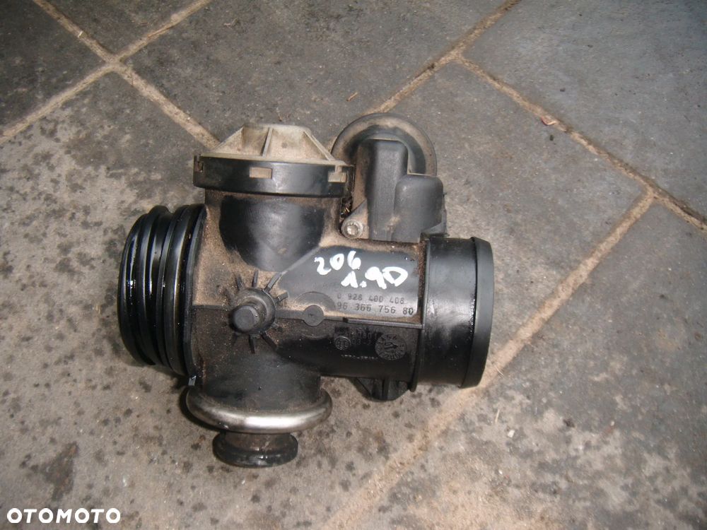 peugeot 206 1.9d  przepustnica 6114806449 - 1