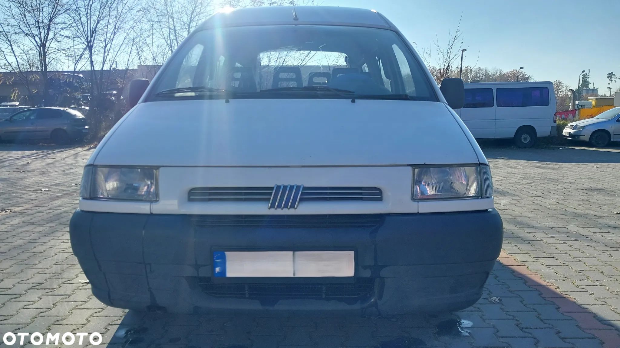 Przód kompletny Fiat Scudo I 1 Citroen Jumpy 1 Peugeot Expert I 96-06 maska zderzak lampa listwa pas przedni chłodnica błotnik przód przedni wzmocnienie grill atrapa - 1