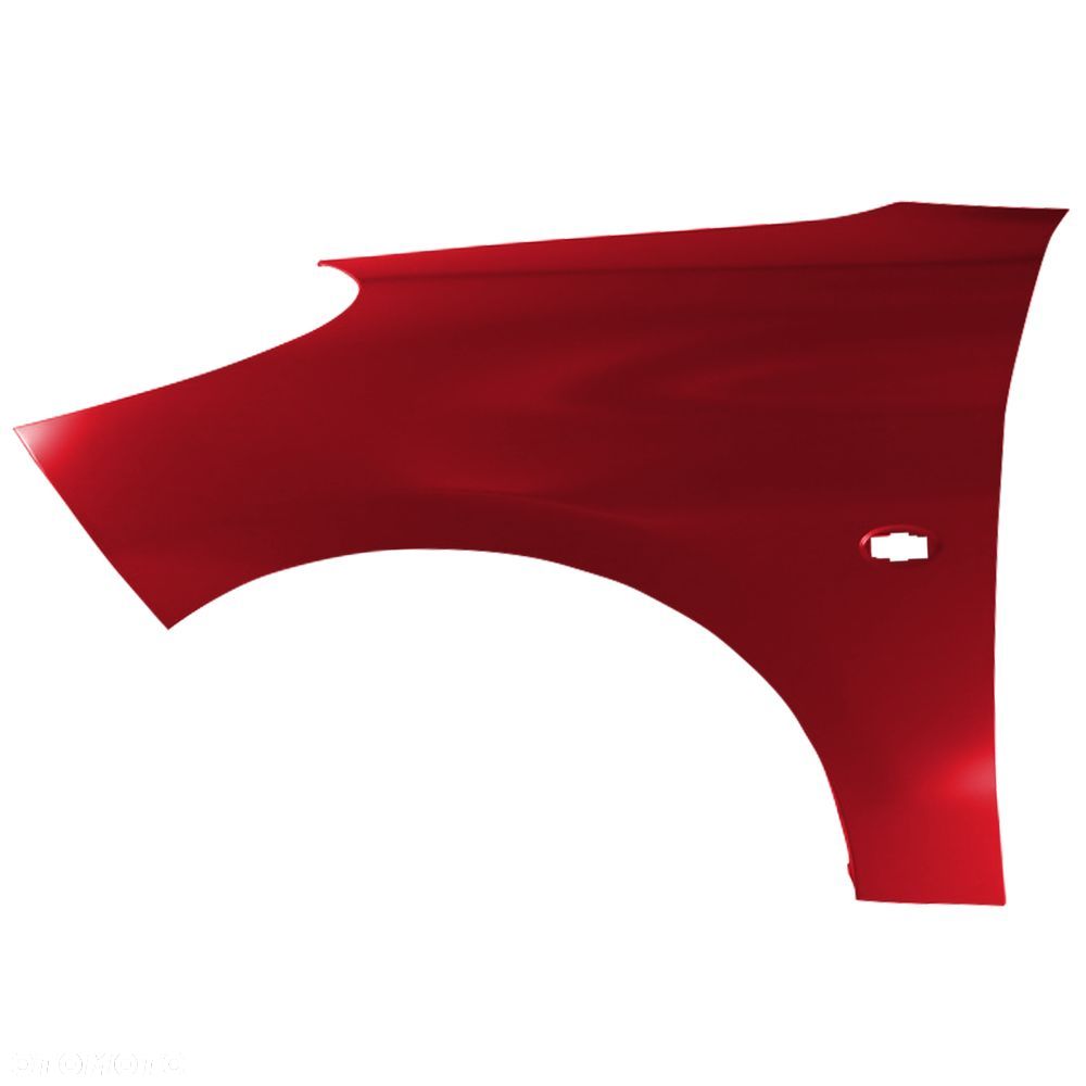 BLU Błotnik PEUGEOT 206+ PLUS KKN lewy czerwony 2007-2014 przód Rouge Aden - 2