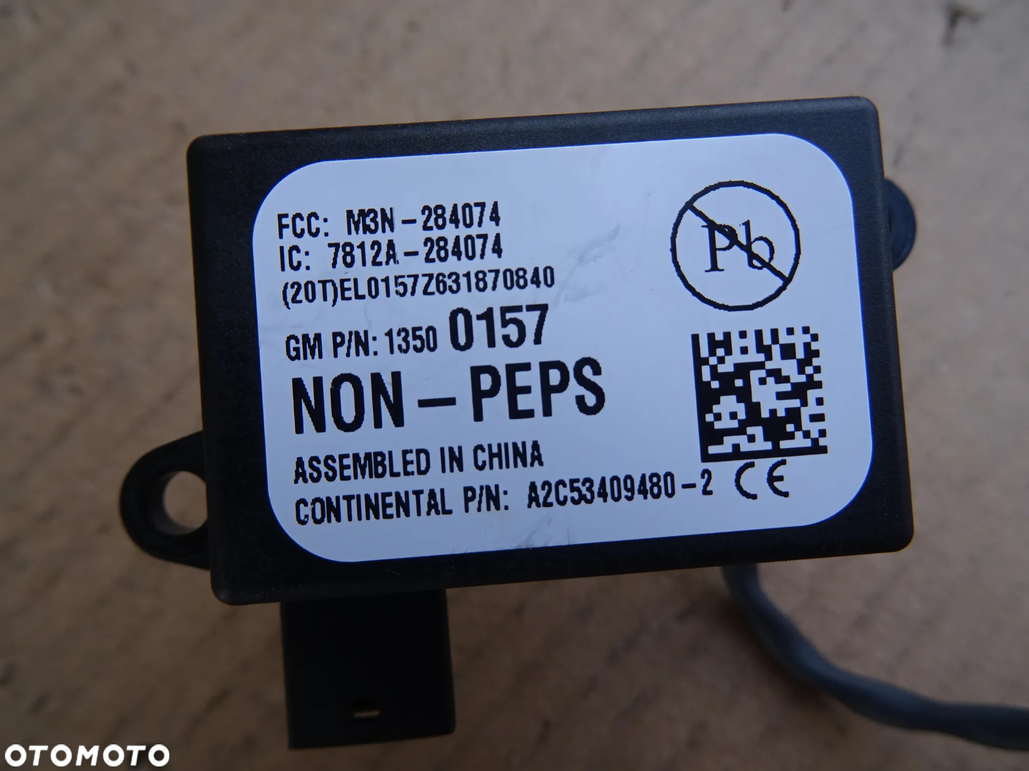 OPEL INSIGNIA ASTRA J ZAFIRA C MODUŁ ANTENA PĘTLA IMMO pin carpass sps programowanie - 10