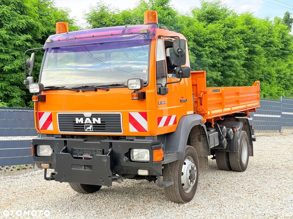 MAN * MAN 14-220 * Kiper Wywrotka Meiller * 4x4 * Zimowe Utrzymanie * Unimog * - 3