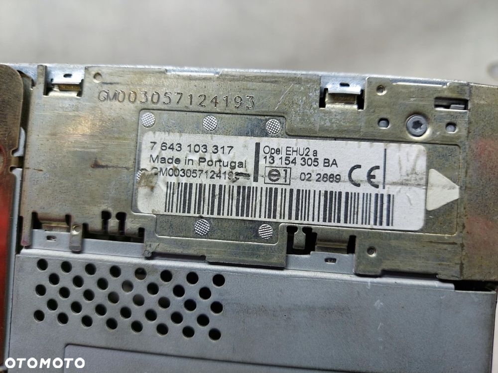 Opel Astra Gtc Radio Cd 7643103317 - 5