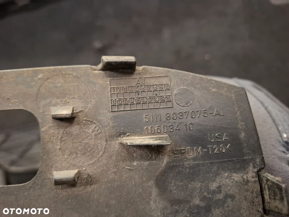 BMW x5 e70 M PAKIET 07-10r  KRATKI ZDERZAKA LEWA PRAWA - 8