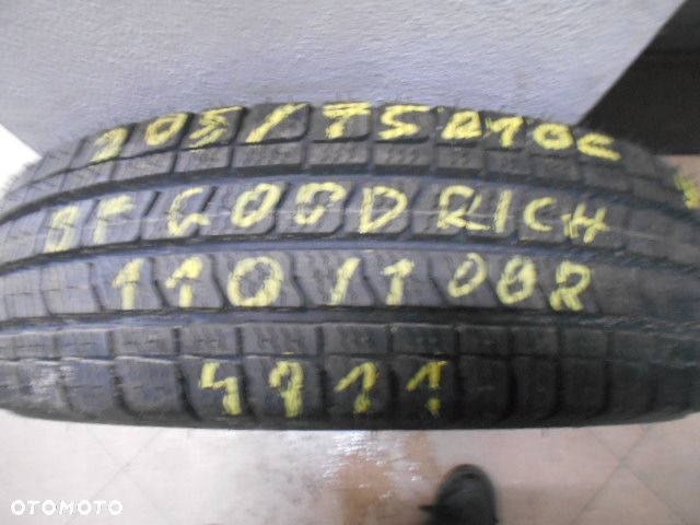 Opona pojedyńcza 205/75r16c bf goodrich activan winter nowa zapas - 1