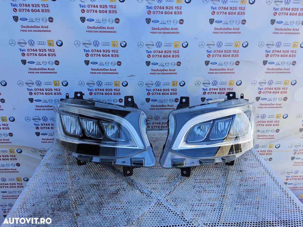 Far Led Mercedes Sprinter w907 faruri Led stânga dreapta cod a9109067200 a9109067100 - 1