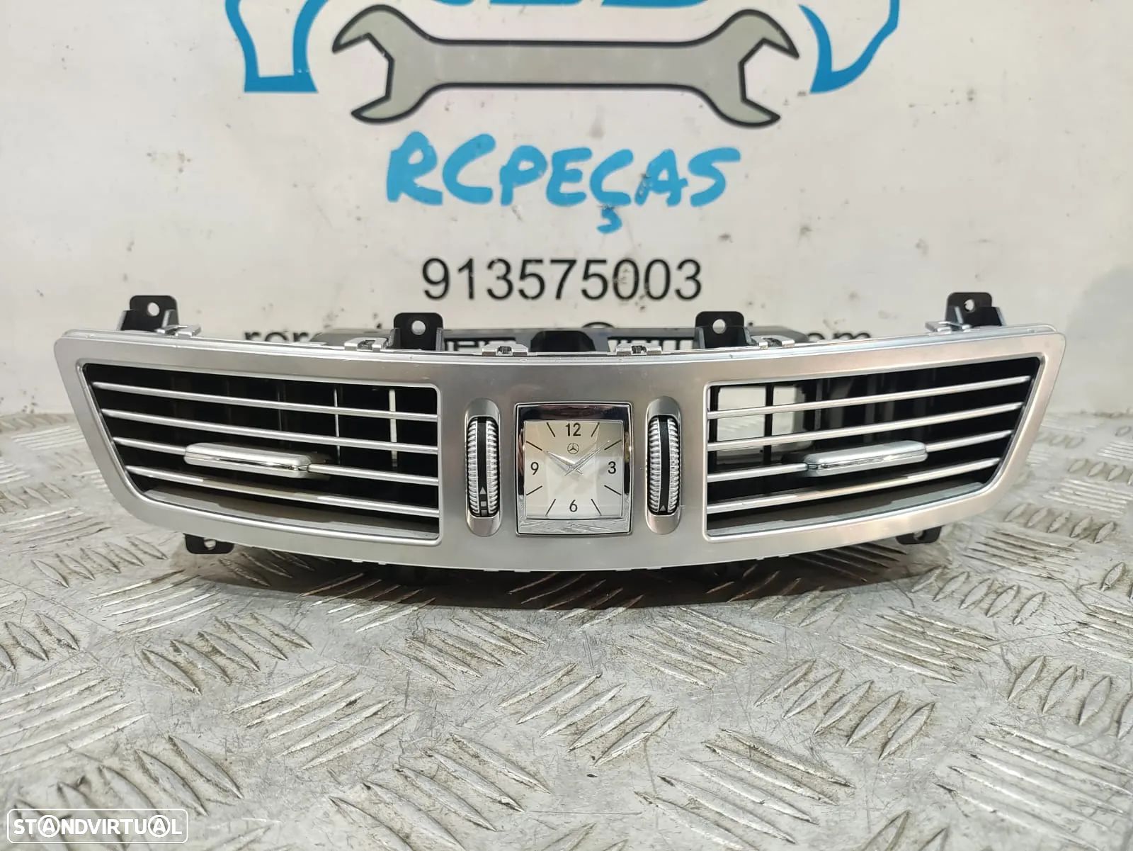 Difusor Central AC Sofagem Relógio Mercedes Benz classe S W221 - 1
