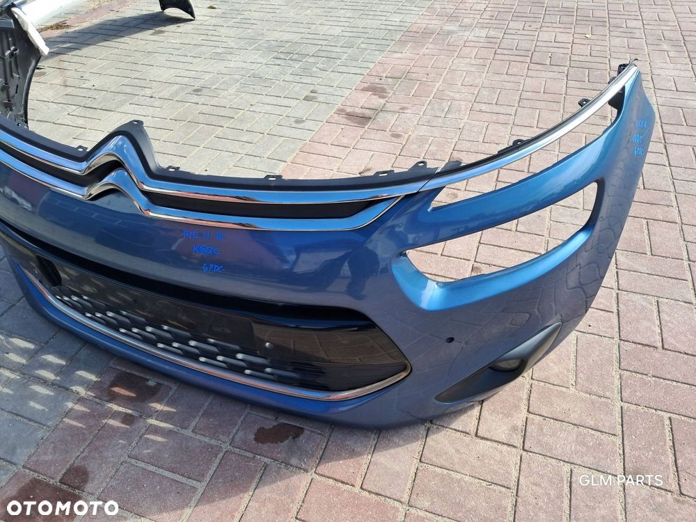 citroen c4 picasso ii kompletny zderzak przedni pod 6 pdc kolor kgqc - 12