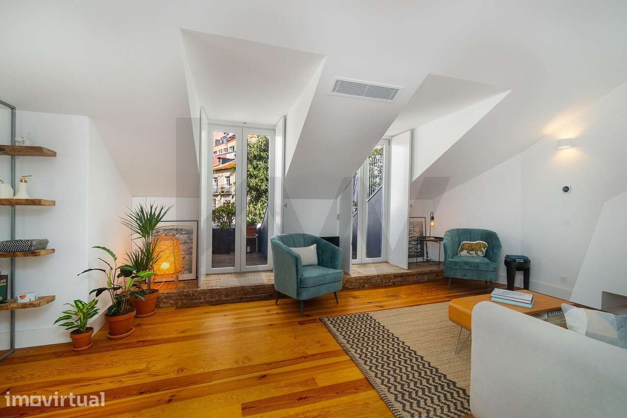 Apartamento T1  Duplex no Centro Historico de Lisboa - Grande imagem: 2/20