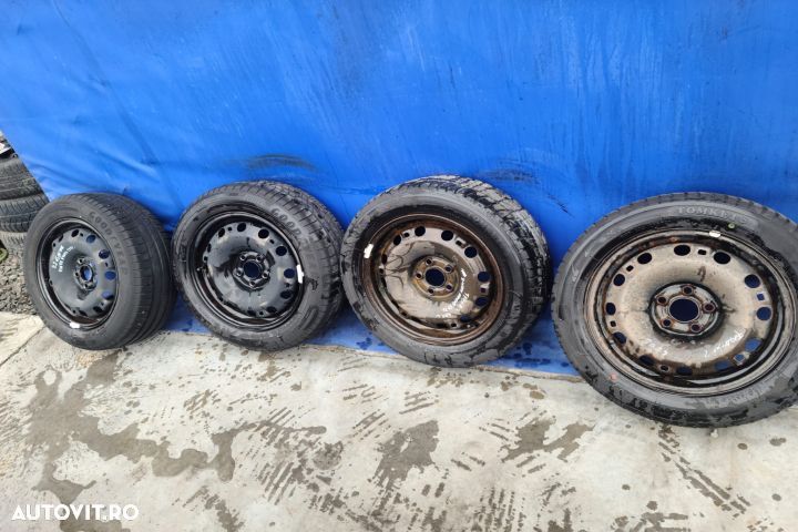 Jante tabla cu anvelope 15 - set 6C0601027B 6C0601027C 6JX15H2 ET 38 - 6