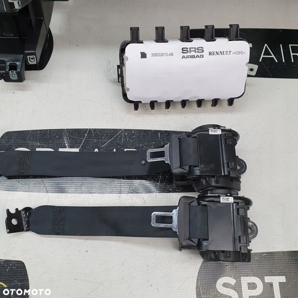 RENAULT TALISMAN DESKA ROZDZIELCZA KONSOLA KOKPIT PODUSZKI AIRBAG AIR BAG PASY KIT SET - 10