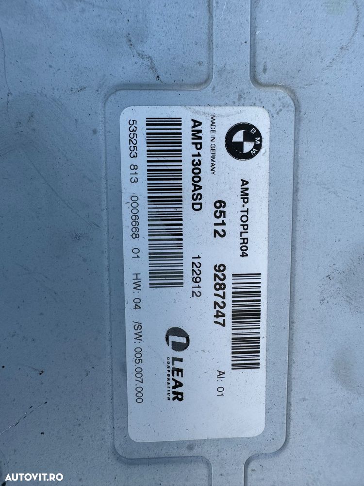 sistem audio bang&olufsen bmw seria 5 f10 f11 - 7