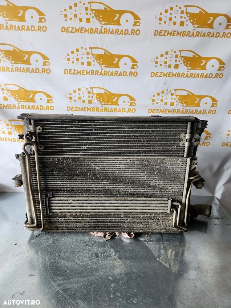 Radiator Racire Apa Antigel Clima Servo Electroventilator Termocupla Vw Touareg 2.5 Tdi Motor BAC - 2