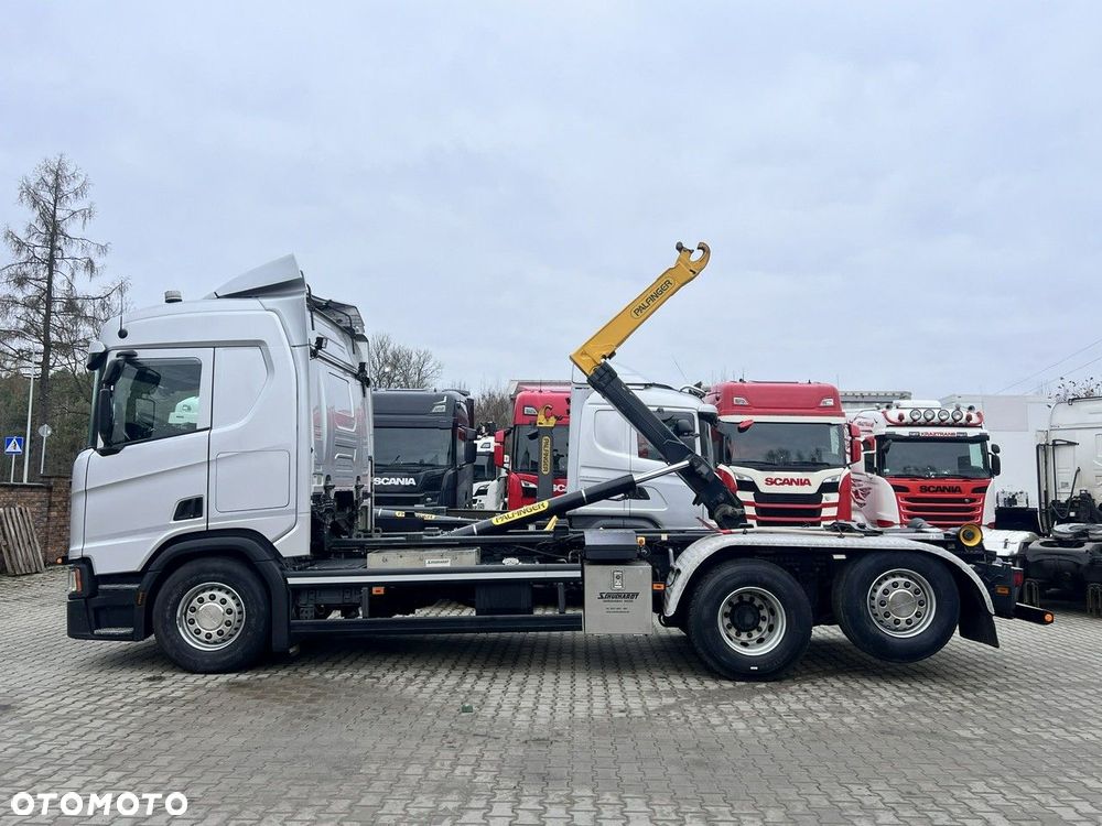 Scania r450 hakowiec palfinger 6x2/4 z Niemiec Cały na poduszce 2019 - 7