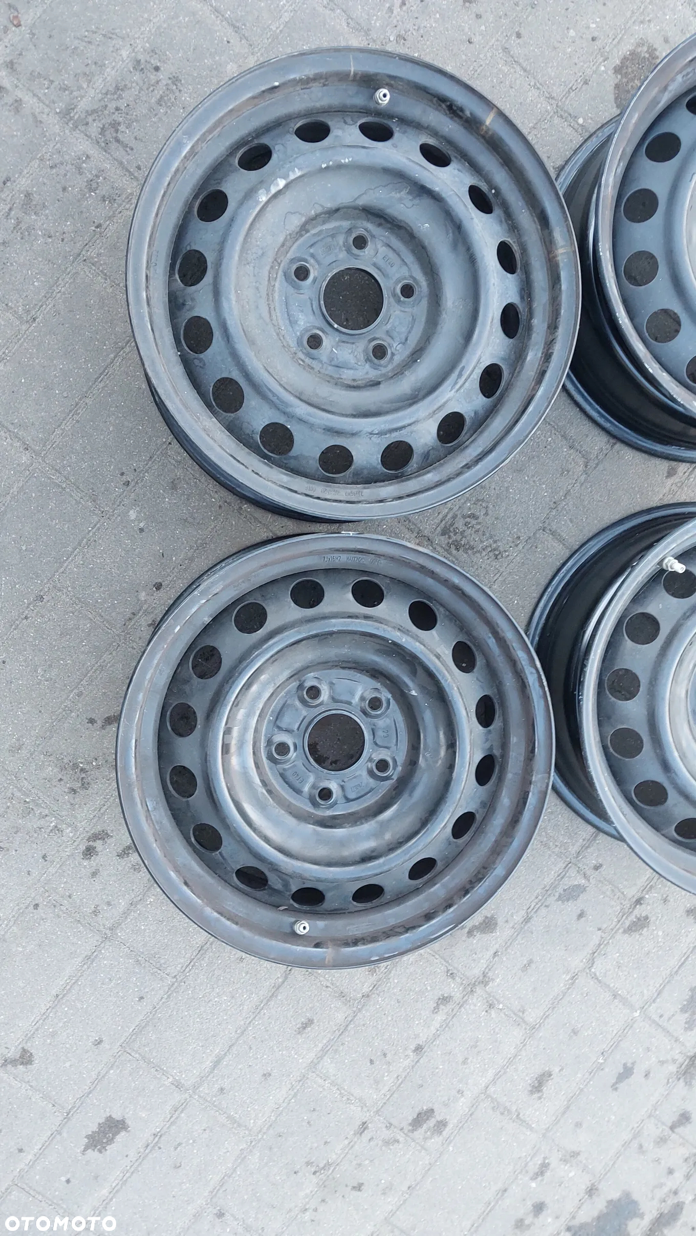 Komplet FELG STALOWYCH 16 5x114,3 TOYOTA AVENSIS AURIS  czujniki pw457-02009-sb - 2
