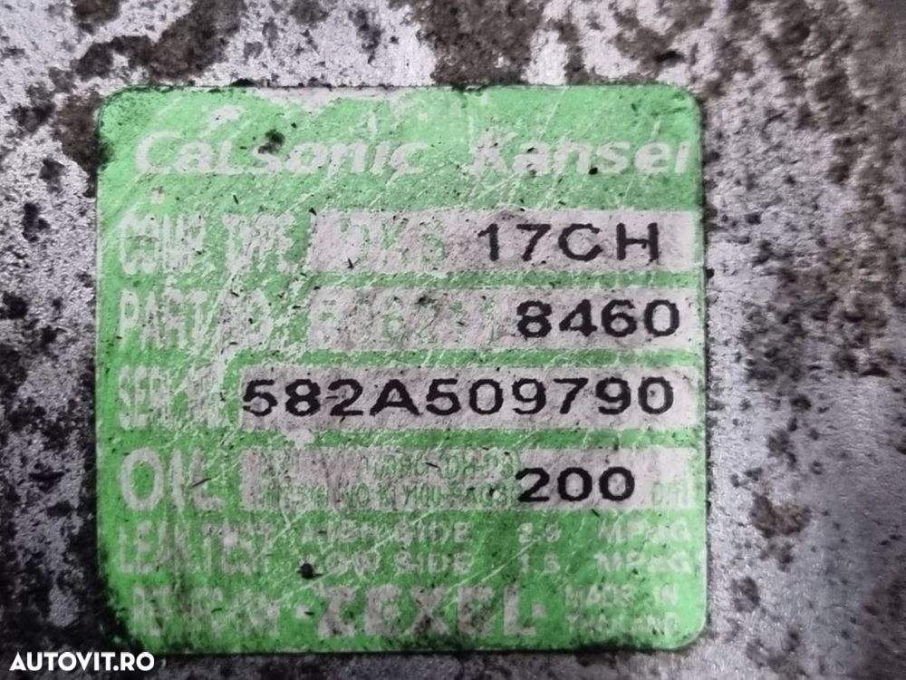 Compresor clima Nissan Navara D22 2.5 Diesel 1998 - 2004 YD25DDTI (1347) 582a509790 - 4