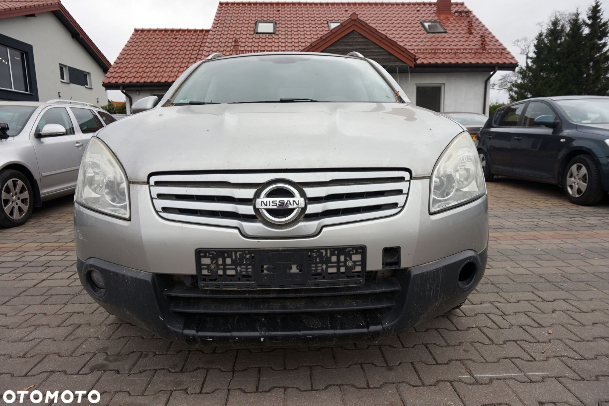 MASKA ZDERZAK BŁOTNIKI LAMPY QASHQAI+2 I J10 KY0  NISSAN 2008-2013 SREBRNY PRZÓD KOMPLETNY - 9