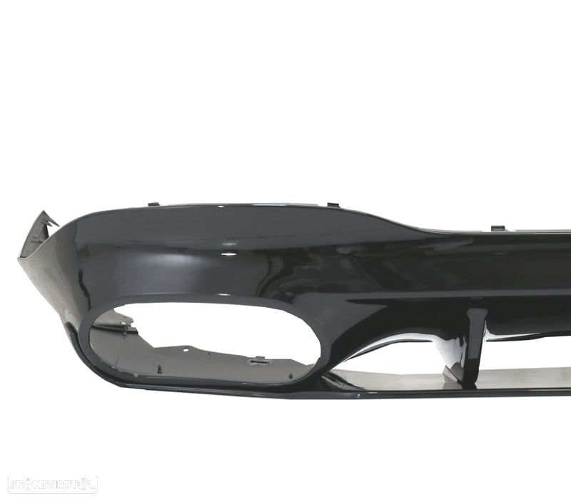 DIFUSOR MERCEDES W118 AMG 19- LOOK CLA35 PRETO BRILHANTE - 3