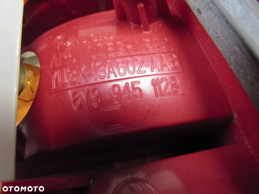 SKODA FABIA I SEDAN KOMBI LIFT 04-08 LAMPA TYL PRAWA 6Y9945112 - 6